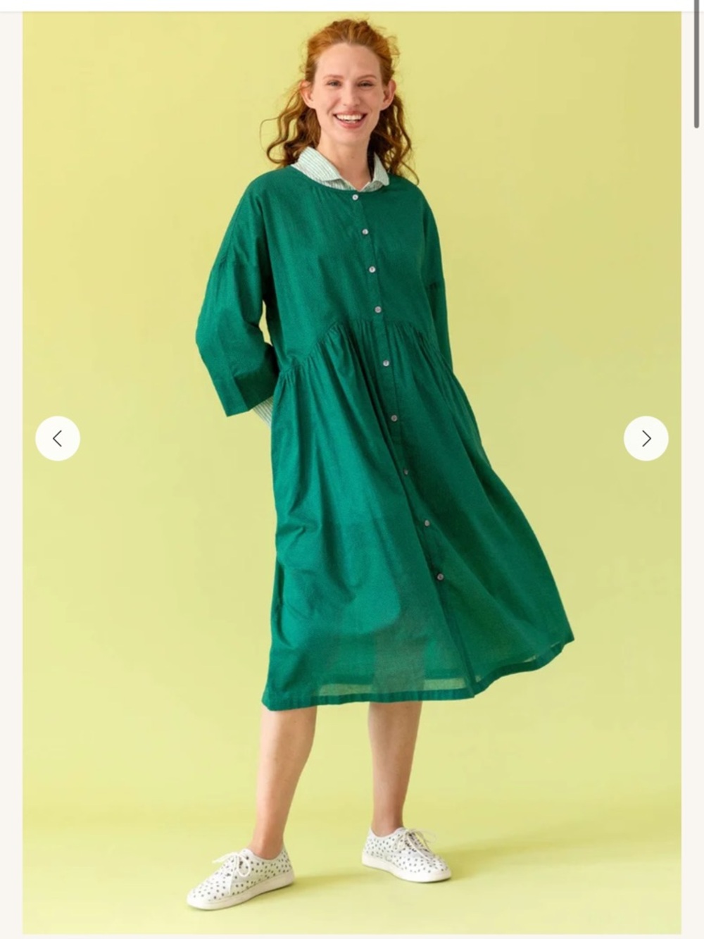 Gudrun Sjoden Agnes woven organic cotton dress